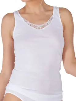 Achselshirt - Cotton Embroidery