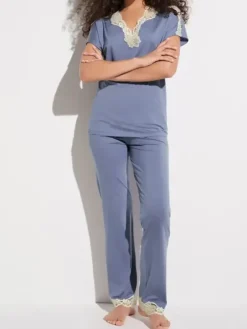 Cropped Pyjama Kurzarm - Sensual Fashion