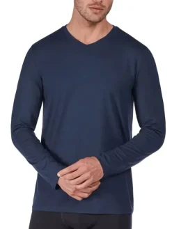 Langarm V-Shirt - 24 Hours Men Sleep