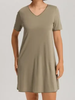 Nachthemd Kurzarm - Cotton Silk