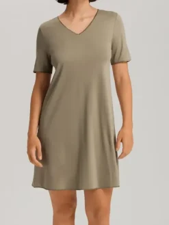 Nachthemd Kurzarm - Cotton Silk