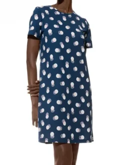 Nachthemd Kurzarm - Serie Scribbled Dots