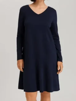 Nachthemd Langarm - Cotton Silk