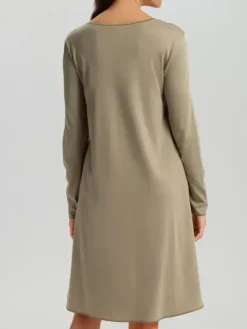 Nachthemd Langarm - Cotton Silk