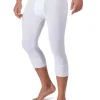 Pant 3/4 lang mit Eingriff - Cotton Fine Rib