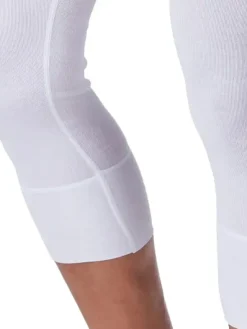 Pant 3/4 lang mit Eingriff - Cotton Fine Rib