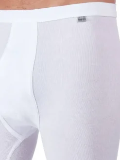 Pant 3/4 lang mit Eingriff - Cotton Fine Rib