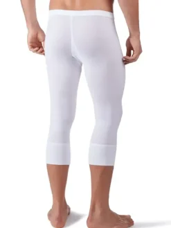 Pant 3/4 lang mit Eingriff - Cotton Fine Rib