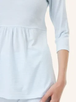 Pyjama 3/4 Arm - Striped Cotton Jersey