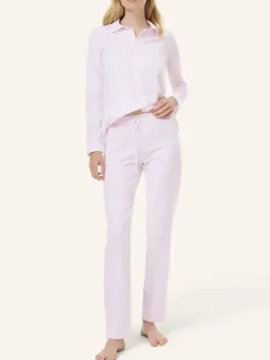 Pyjama Knopfleiste - Striped Cotton Jersey