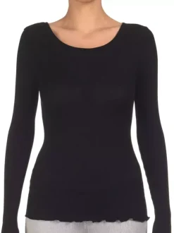 Shirt Langarm - Wolle & Seide