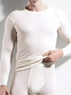 Shirt langarm Rundhals - Wool