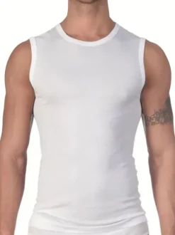 Shirt ohne Arm - Mako Cotton