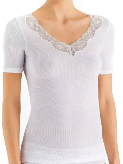 Shirt V-Neck - Lace Delight