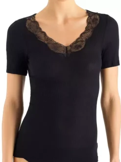 Shirt V-Neck - Lace Delight
