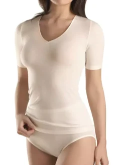 Shirt V-Neck - Woolen Silk