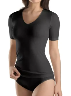 Shirt V-Neck - Woolen Silk