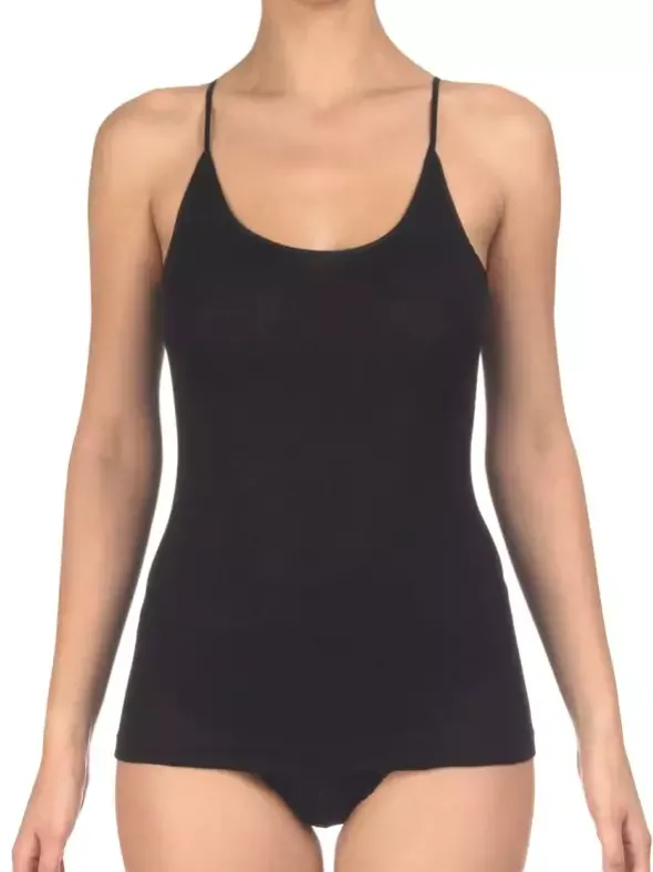 Spaghetti Top - Wolle & Seide