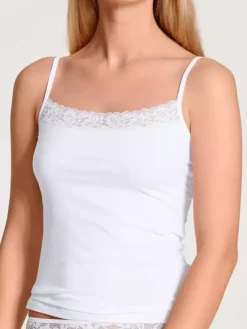 Spaghetti-Top - Natural Comfort Lace