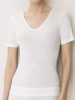 V-Shirt Kurzarm - Cotton De Luxe