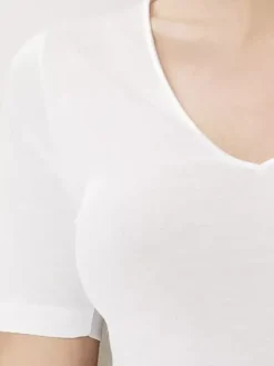 V-Shirt Kurzarm - Cotton De Luxe