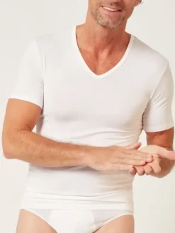 V-Shirt Kurzarm - hautnah Cool Lyocell Selection