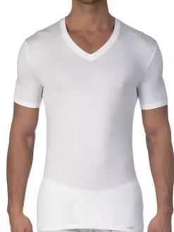 V-Shirt Kurzarm - Micromodal