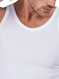 Achselshirt 2er Pack - Cotton 2er Pack Double Rib