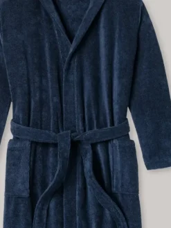 Bademantel mit Kapuze - Schiesser Homewear Basics