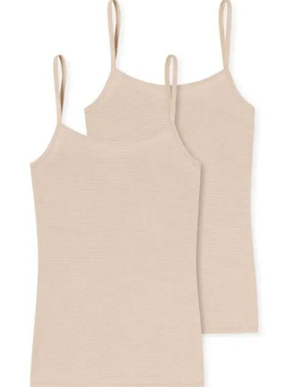 2er-Pack Spaghetti-Tops - Modal Essential