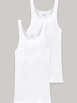 2er-Pack Unterhemden - Cotton Essentials Doppelrip