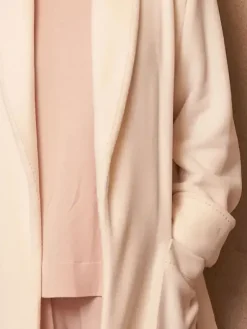 Fleece Morgenmantel 110cm - ROSE