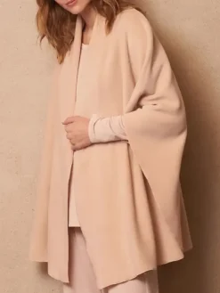 Fleece Poncho 80cm - PEONY