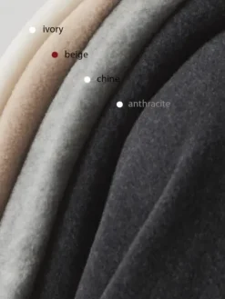 Fleece Poncho 80cm - PEONY