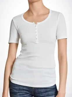 Henley-Shirt Kurzarm - Berta