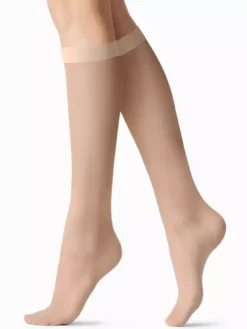 Kniestrumpf 10 DEN - All Nude