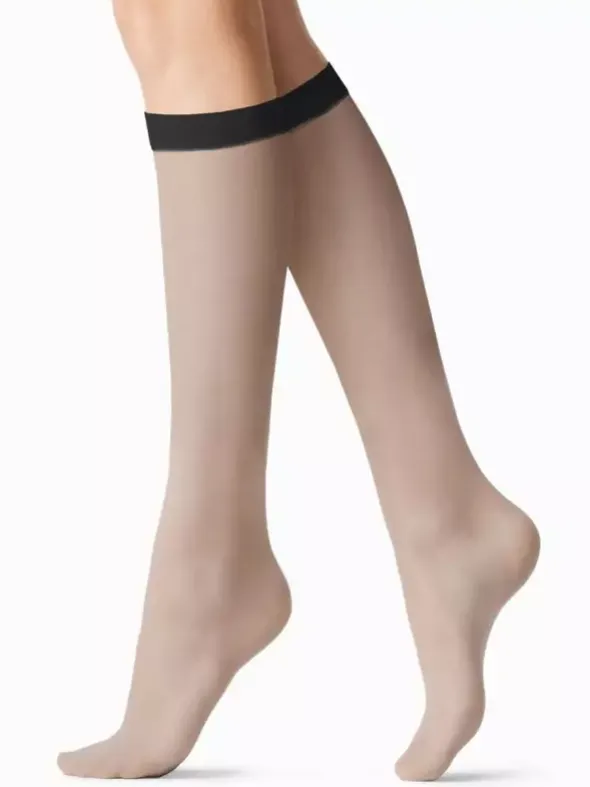 Kniestrumpf 10 DEN - All Nude