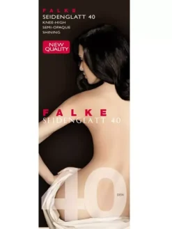 Kniestrumpf - Seidenglatt 40