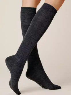 Kniestrumpf - Soft Wool Cotton