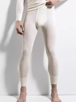 Lange Unterhose mit Eingriff - Wool