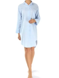 Nachthemd Langarm - Jacquard