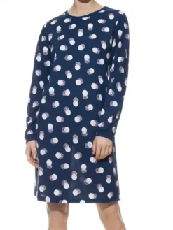 Nachthemd Langarm - Serie Scribbled Dots
