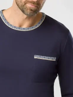 Pyjama mit Bündchen - Rösch Men