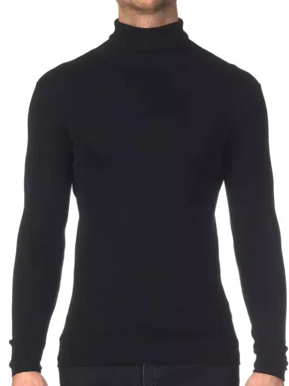 Rollkragen Shirt - Wolle & Seide