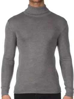 Rollkragen Shirt - Wolle & Seide