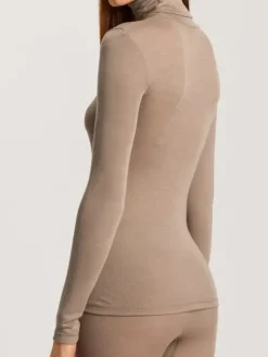 Rollkragenshirt - Woolen Silk