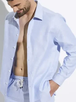 Shirt Langarm - Linen Blend