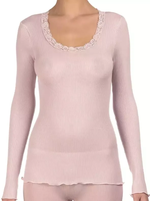 Shirt Langarm - Wolle & Seide