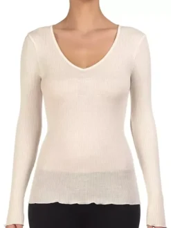 Shirt Langarm - Wolle & Seide