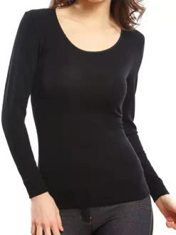 Shirt Langarm - Wolle & Seide